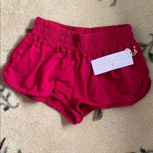 Hot pink Spiritual Gangster shorts (NWT)